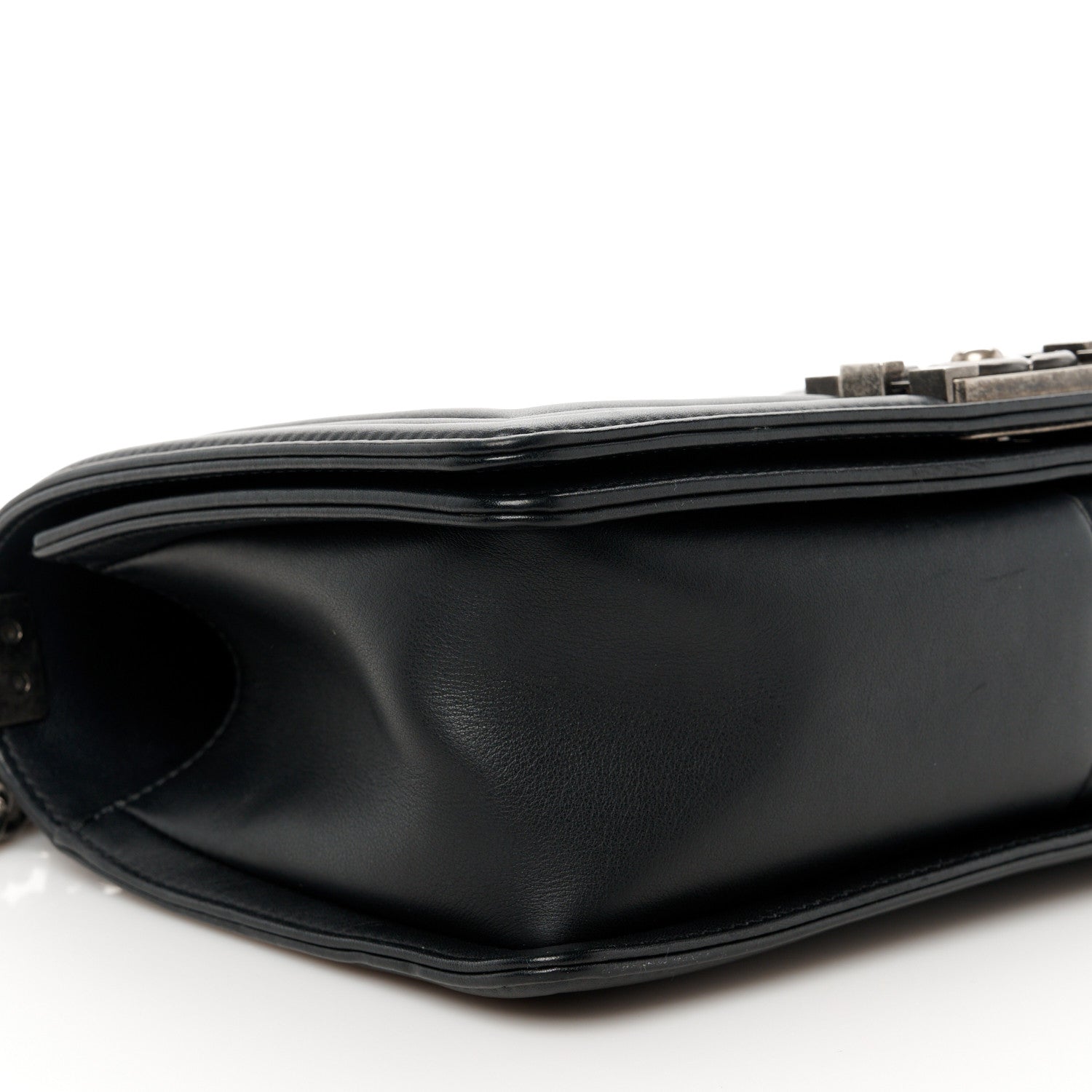 Chanel Calfskin Quilted Medium Boy Flap Black 9 of 10