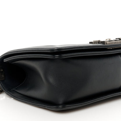 Chanel Calfskin Quilted Medium Boy Flap Black 9 of 10