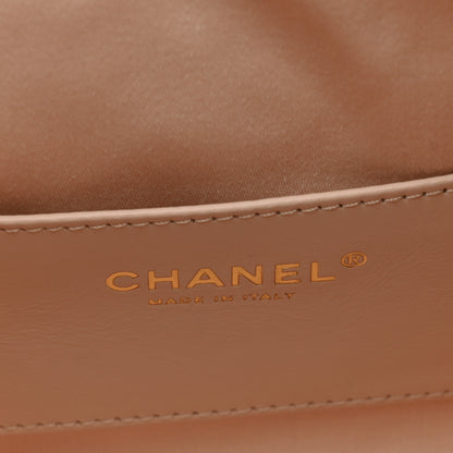 Chanel Metallic Caviar Quilted Mini Chanel 25 Handbag Copper 6 of 12