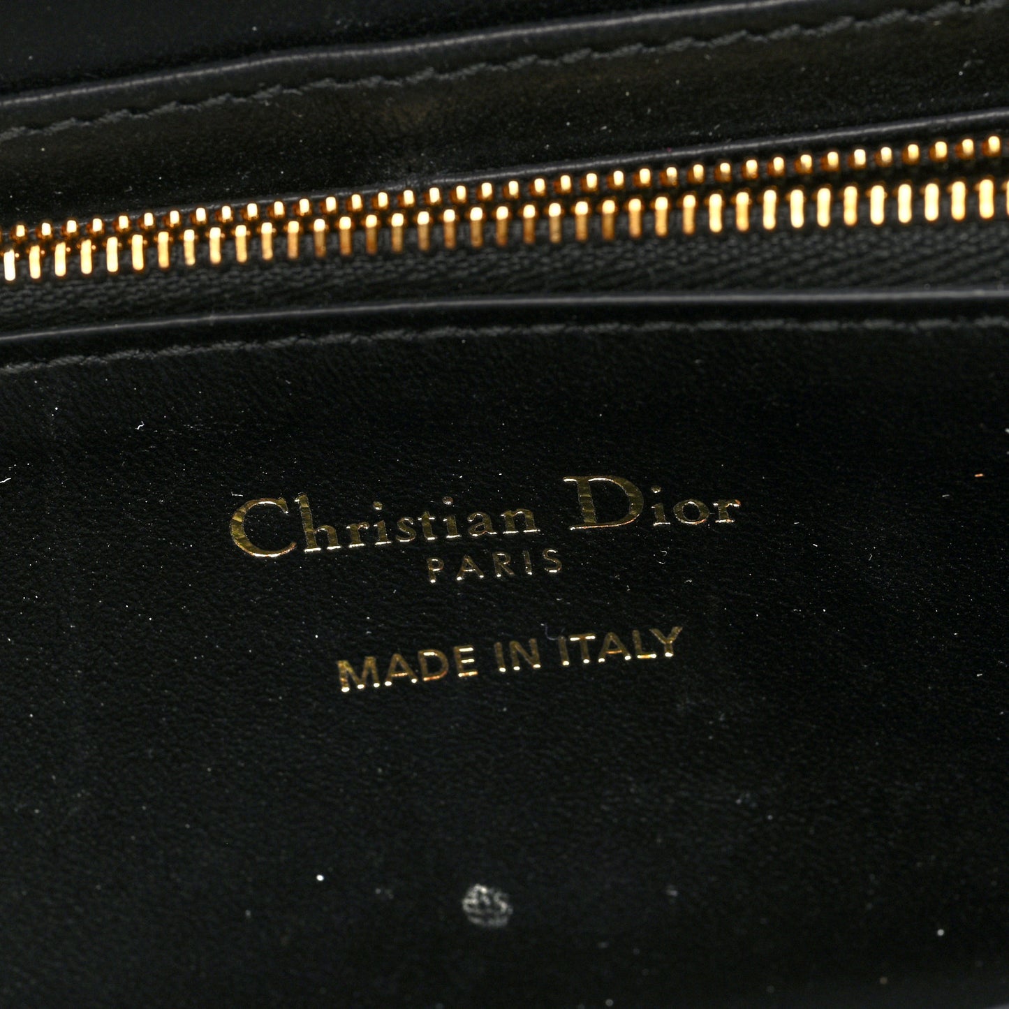 Lambskin Macrocannage Miss Caro Voyageur Slim Wallet Black