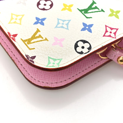 Louis Vuitton Monogram Multicolor Insolite Wallet White Litchi 12 of 13