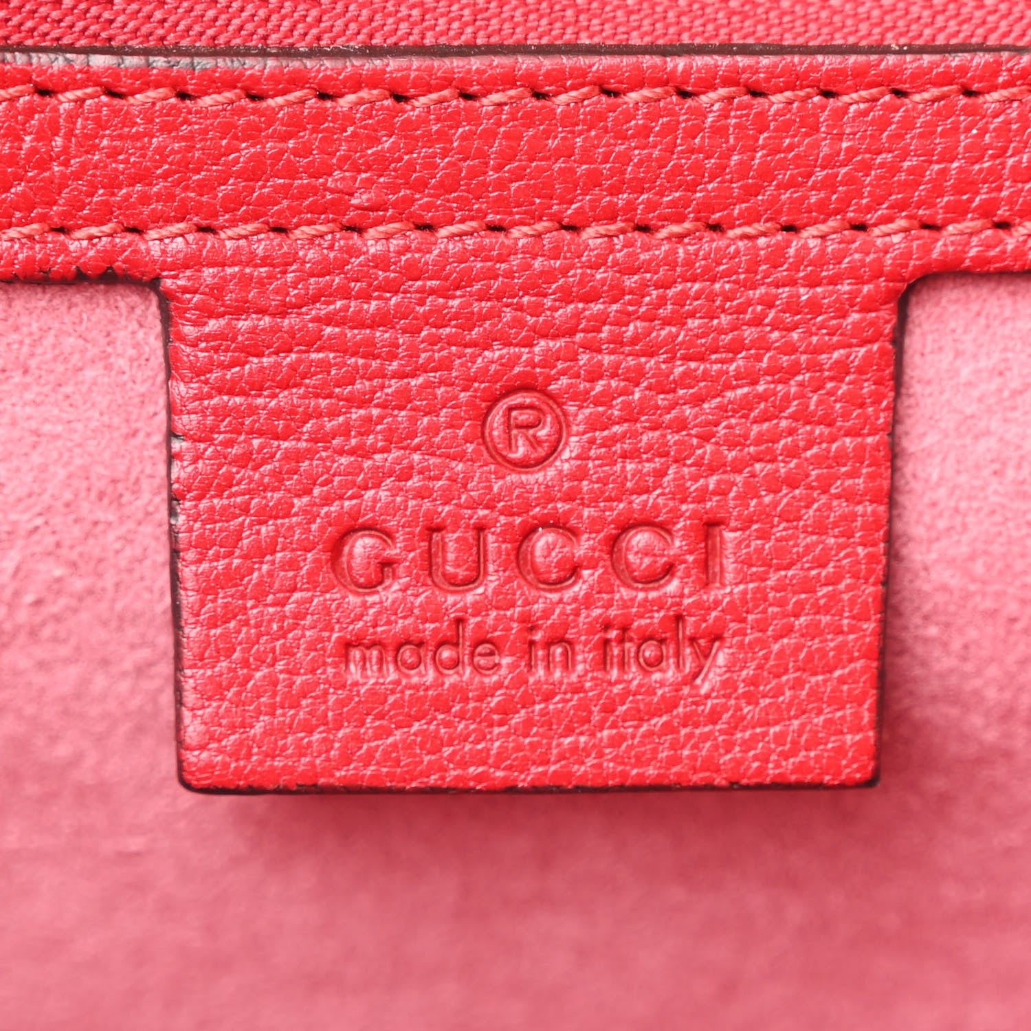 Gucci Calfskin Osiride Future Top Handle Bag Red 6 of 11