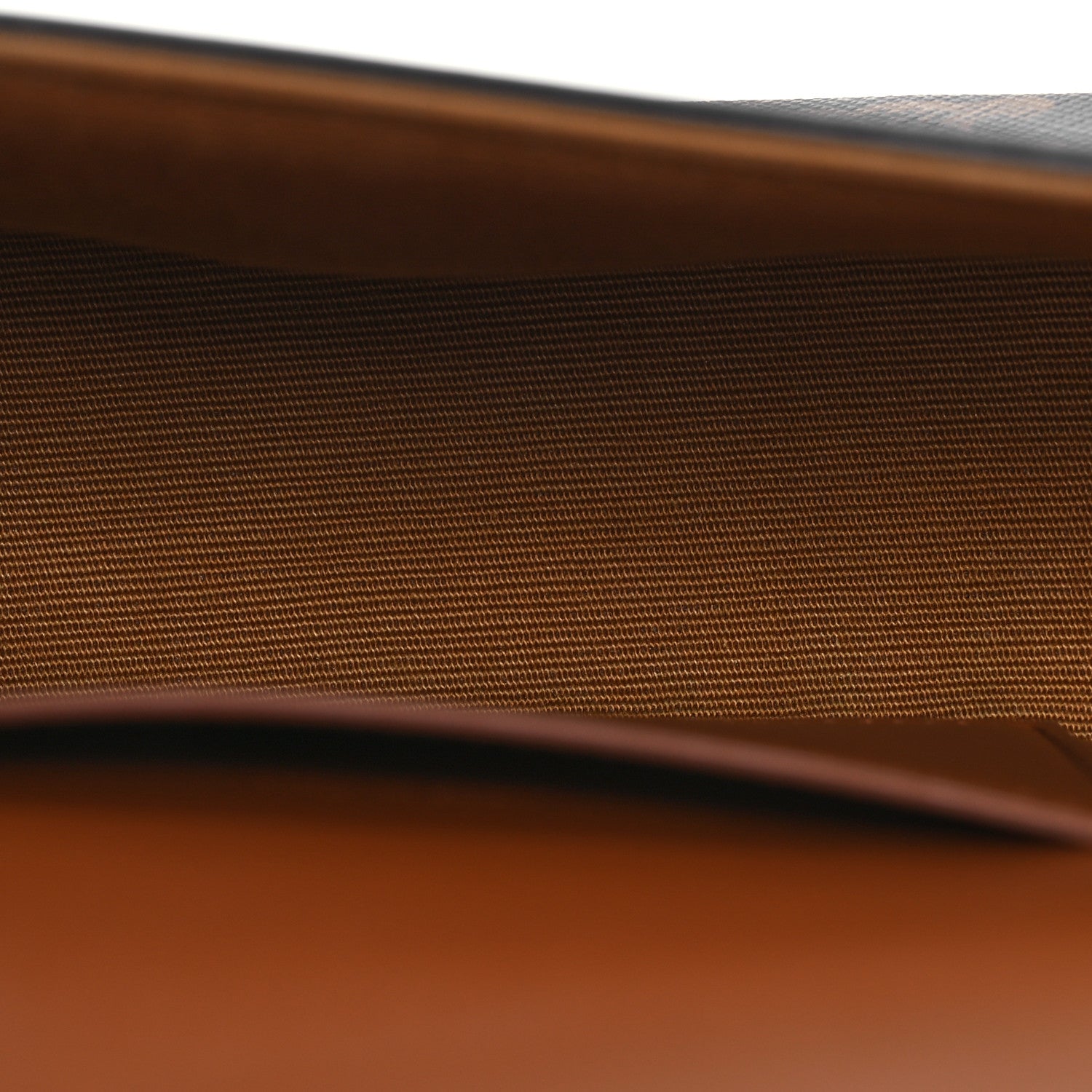 Celine Triomphe Canvas Calfskin Tabou Clutch on Strap Tan 5 of 11
