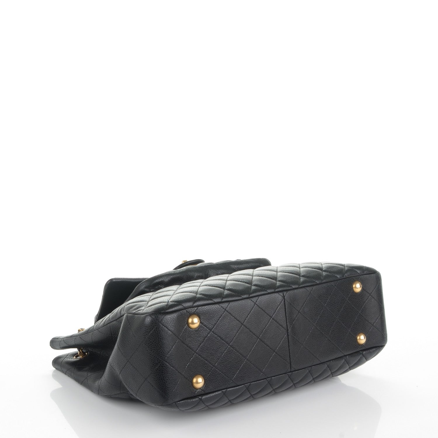 Chanel Caviar Quilted Flap Tote Black 4 of 7