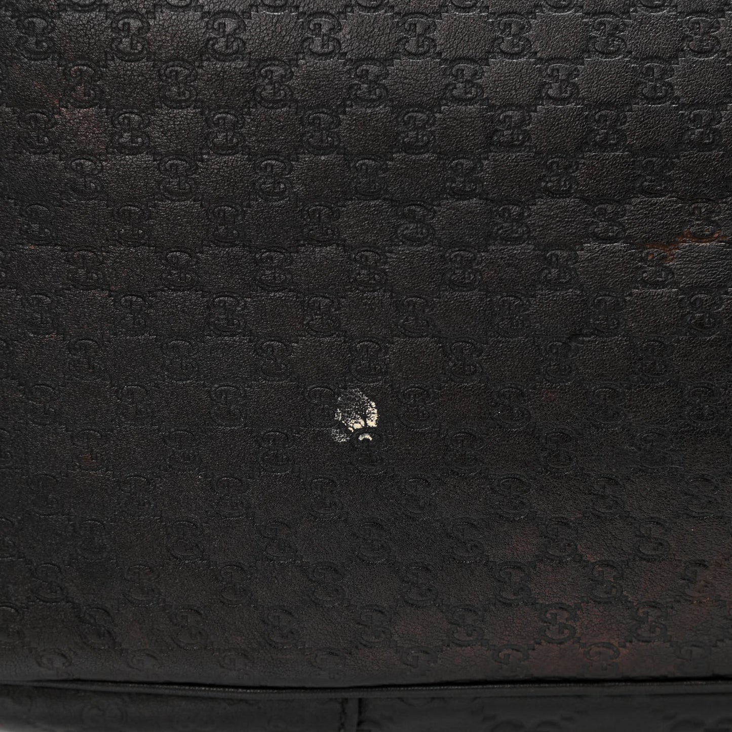 Guccissima Medium Bree Zippered Tote Black