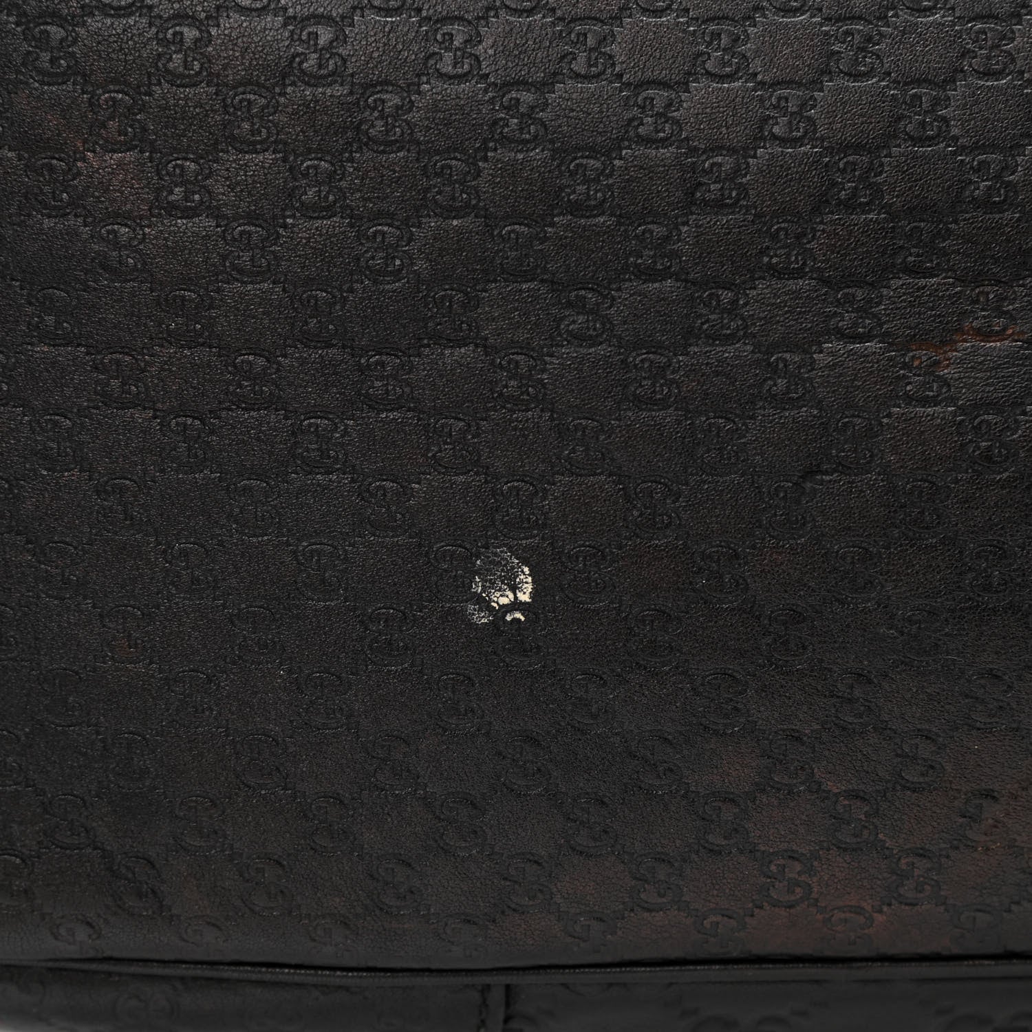 Gucci Guccissima Medium Bree Zippered Tote Black 16 of 16