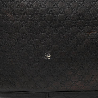 Gucci Guccissima Medium Bree Zippered Tote Black 16 of 16