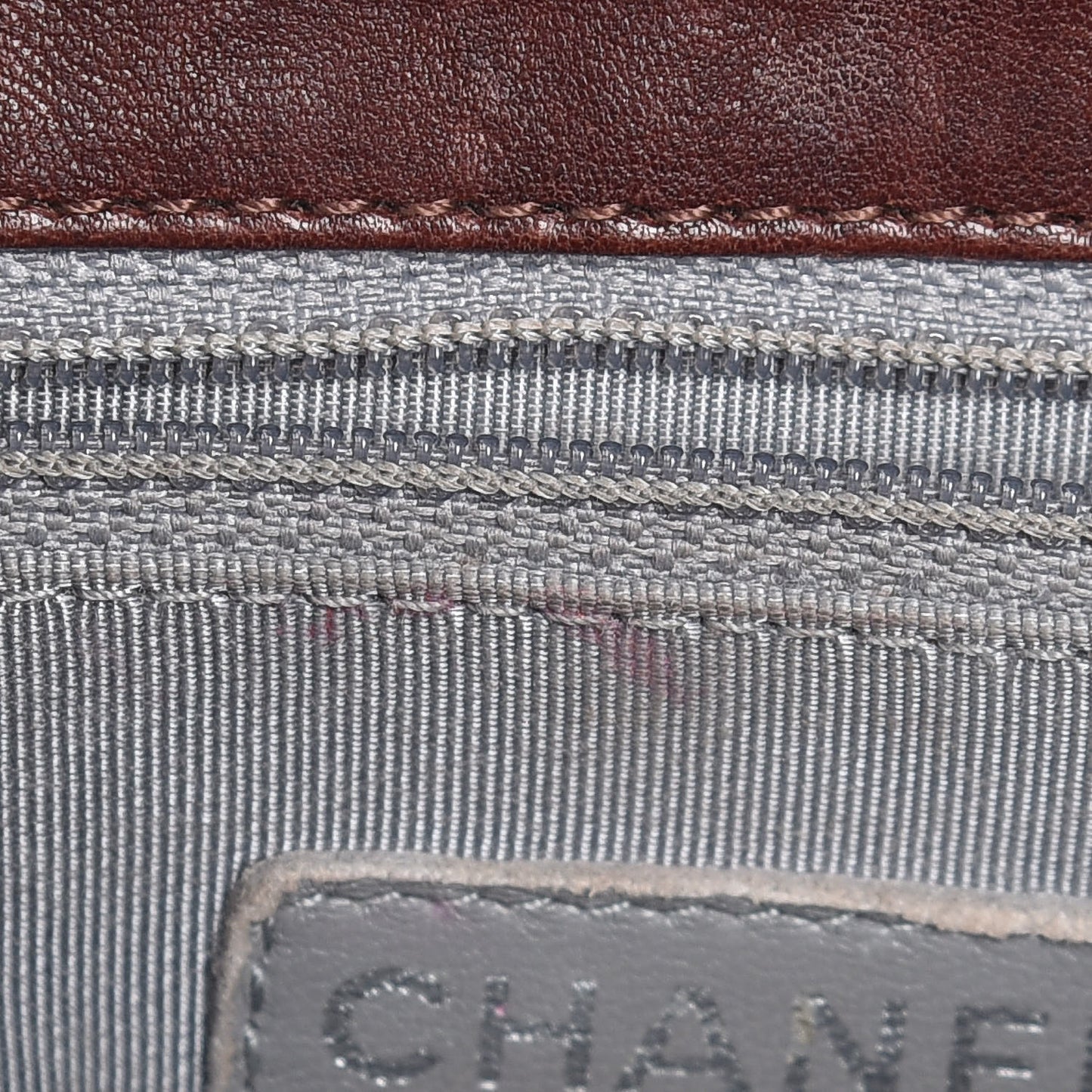 Washed Lambskin Mini Chain Around Messenger Dark Brown