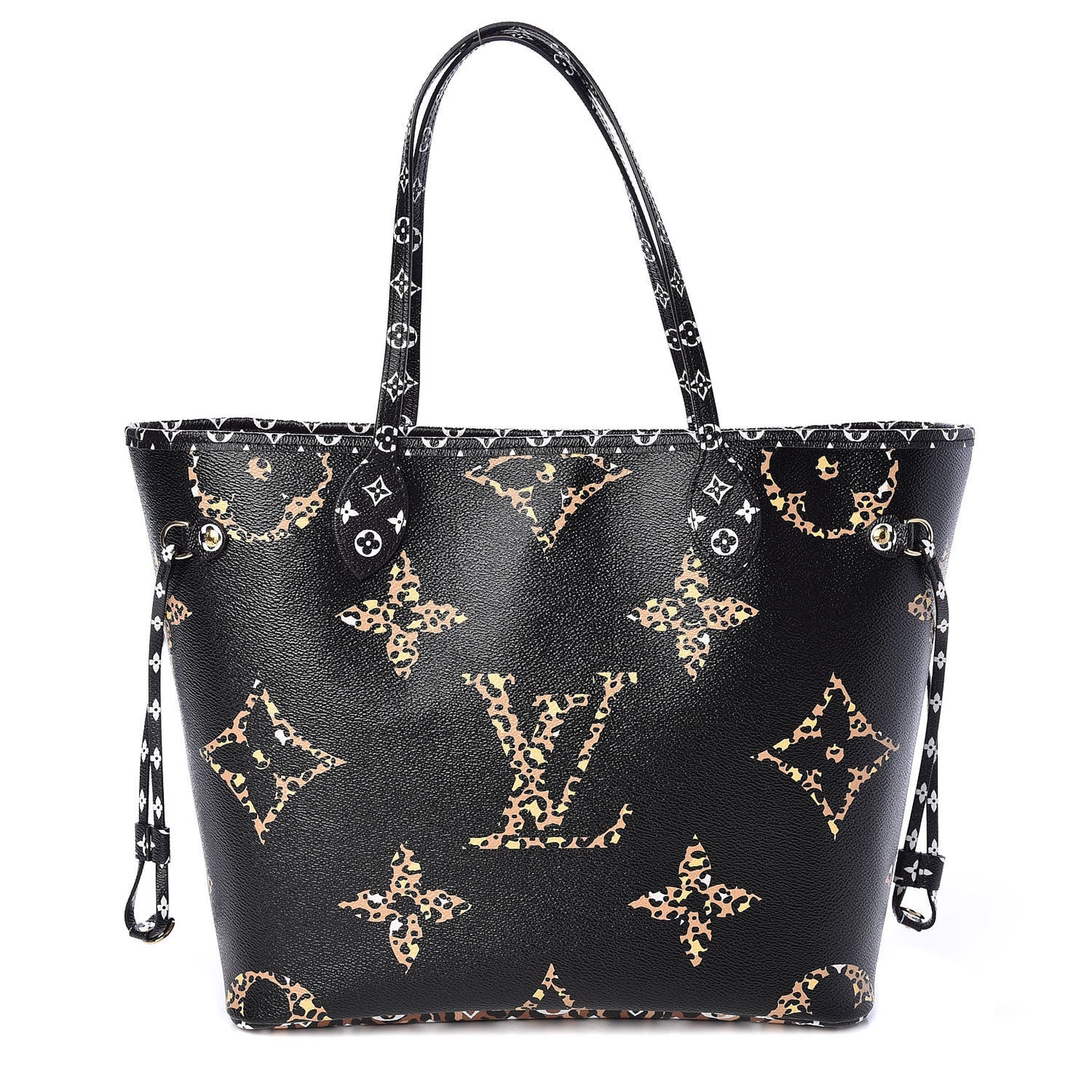 Monogram Giant Jungle Neverfull MM Black