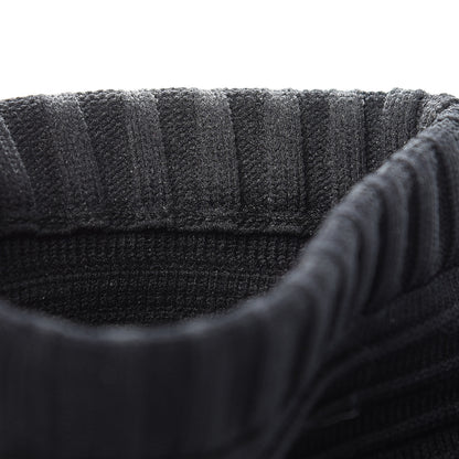 Chanel Stretch Fabric CC Sneakers 40 Black 9 of 10