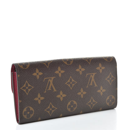 Louis Vuitton Monogram Emilie Wallet Fuchsia 3 of 8