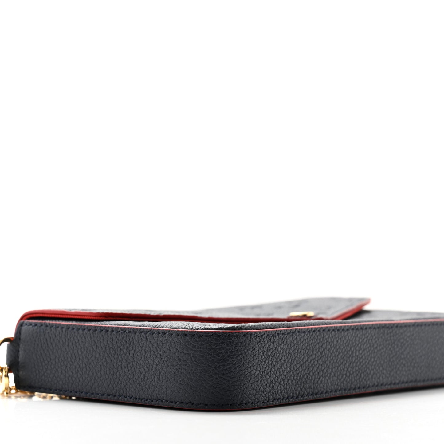 Empreinte Pochette Felicie Chain Wallet Marine Rouge
