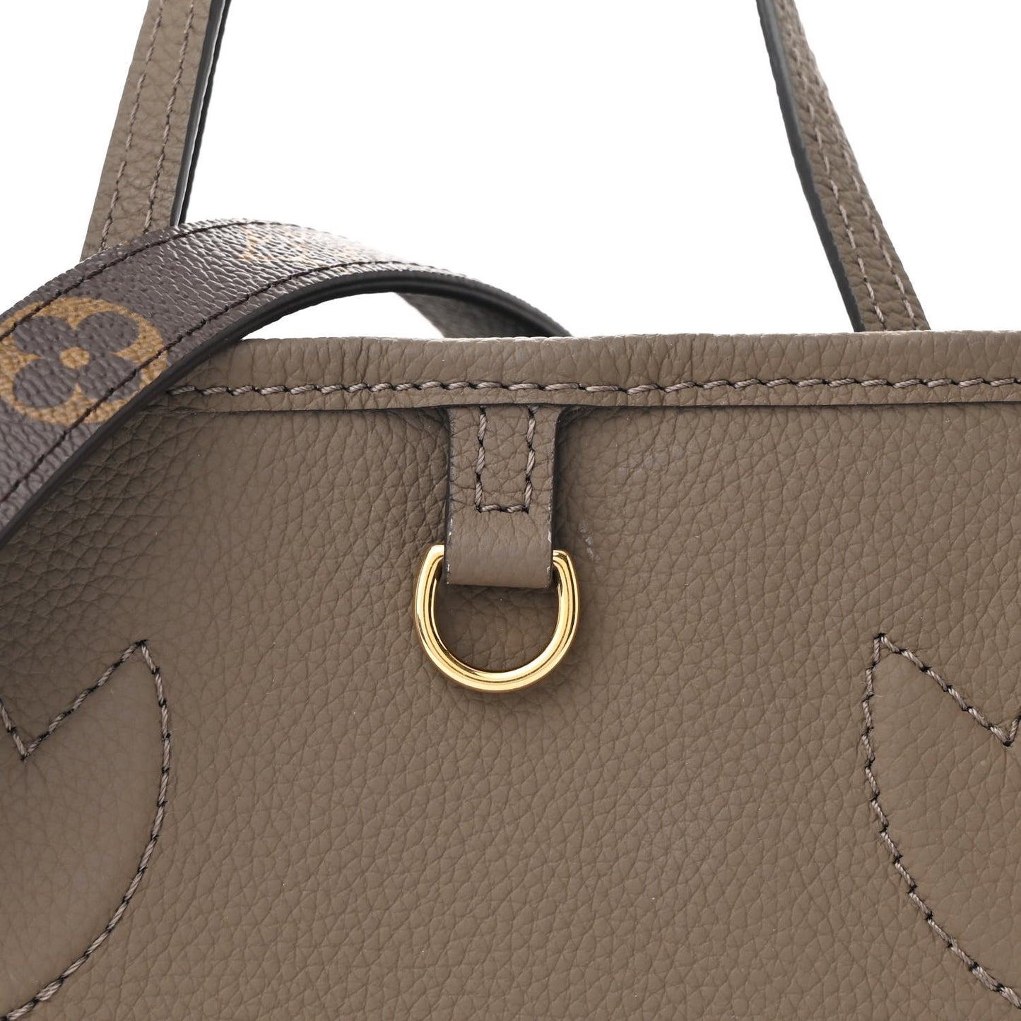 Monogram Neverfull Inside Out Bandouliere BB Dark Fango