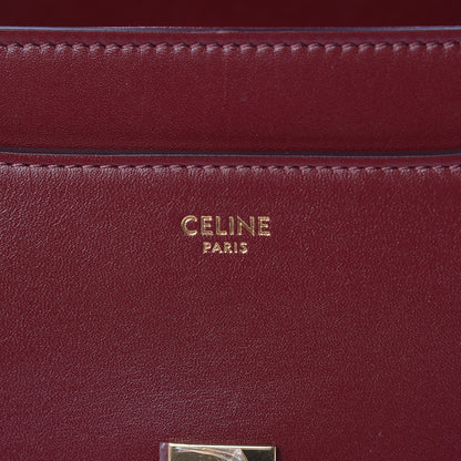 Celine Satinated Calfskin Small 16 Top Handle Bag Light Burgundy 8 of 12