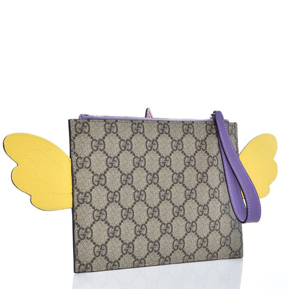 Gucci GG Supreme Monogram Kid's Unicorn Zip Pouch Multicolor 3 of 9
