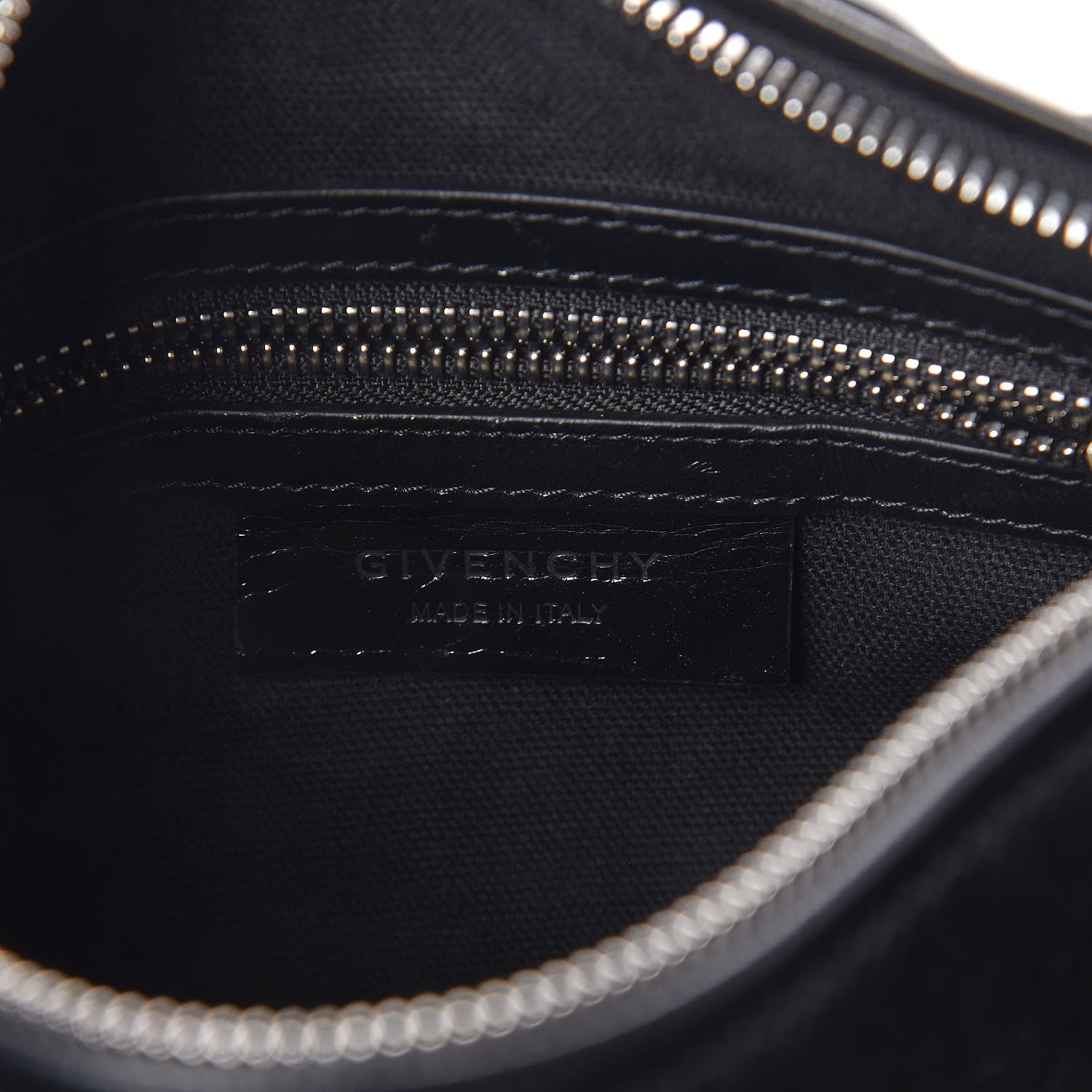 Givenchy Crinkled Patent Deerskin Mini Pandora Black 6 of 11