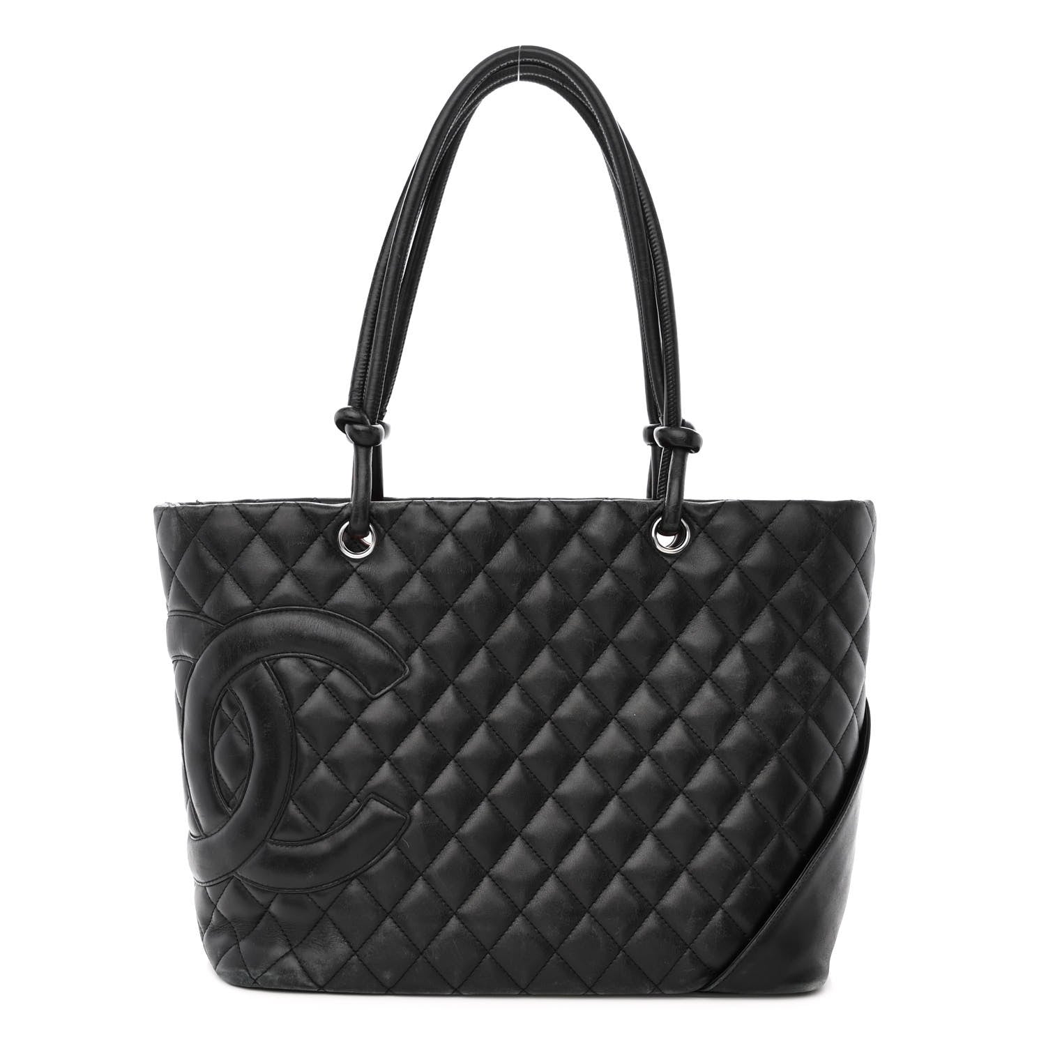 Chanel Calfskin Quilted Large Cambon Tote Black 1 of 18