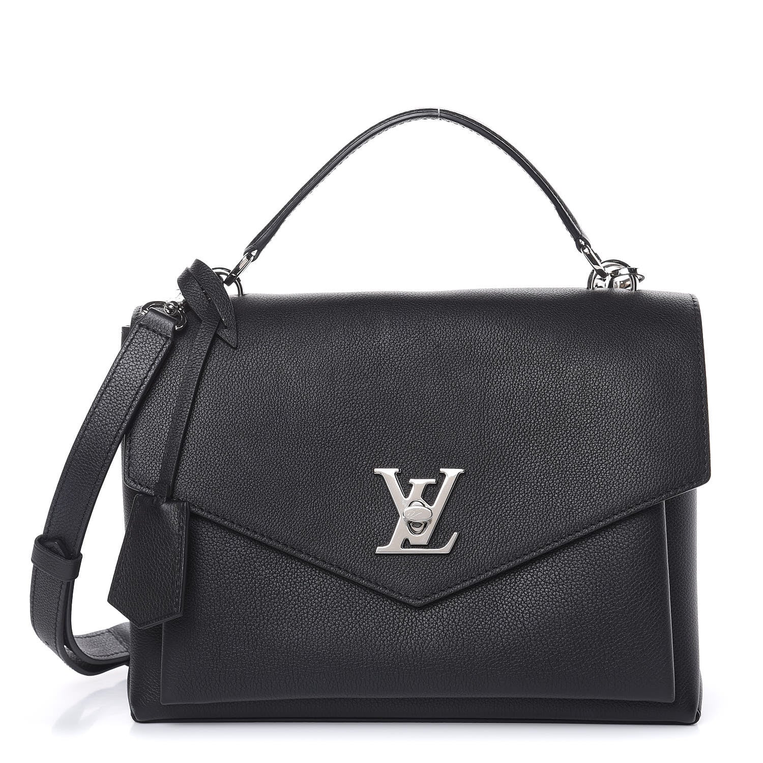 Louis Vuitton Soft Calfskin My Lockme Top Handle Black 1 of 8