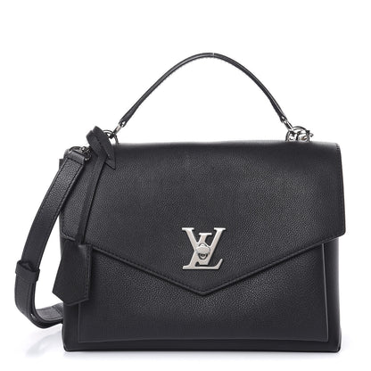 Louis Vuitton Soft Calfskin My Lockme Top Handle Black 1 of 8