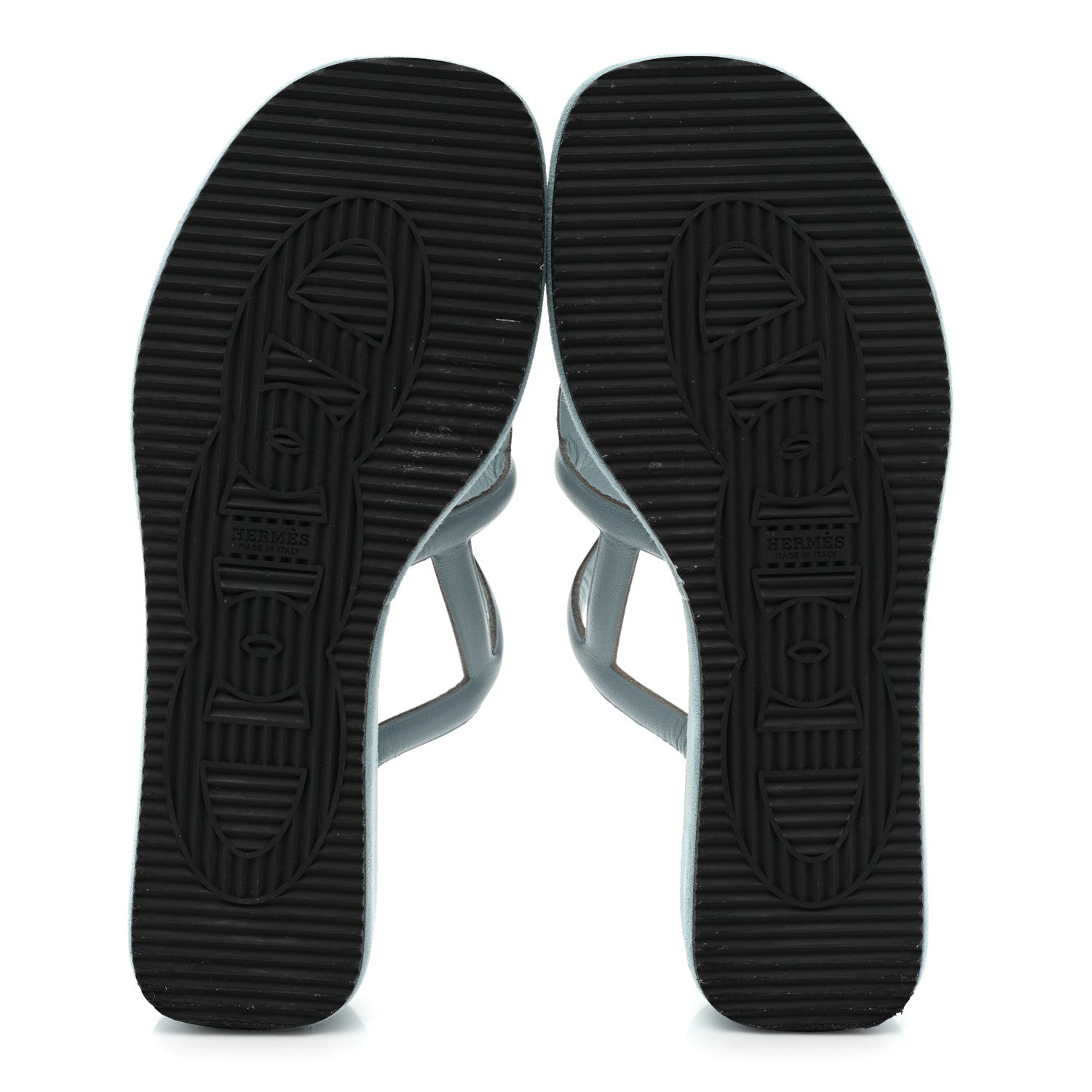 Hermes Nappa Gipsy Sandals 38 Vert D'eau 5 of 12