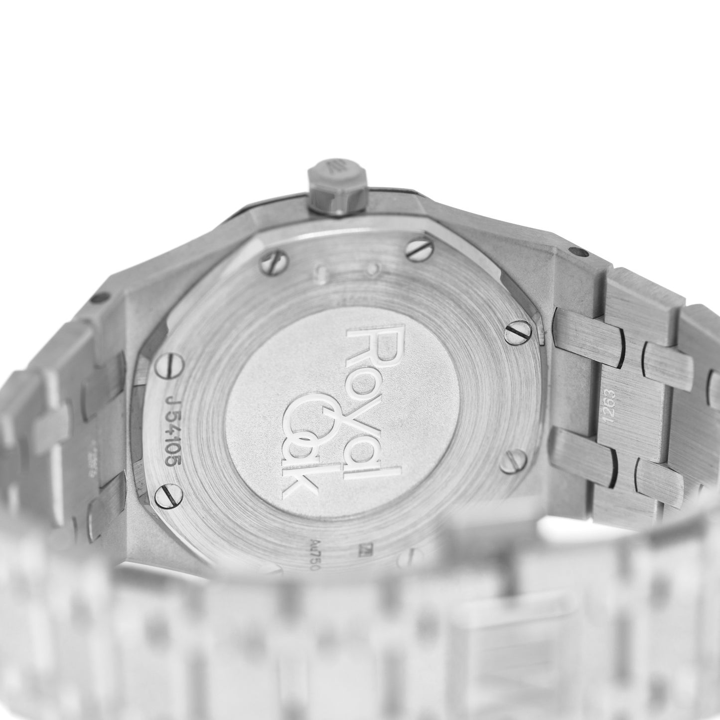 18K White Gold 33mm Royal Oak Frosted Quartz Watch 67653BC.GG.1263BC.01