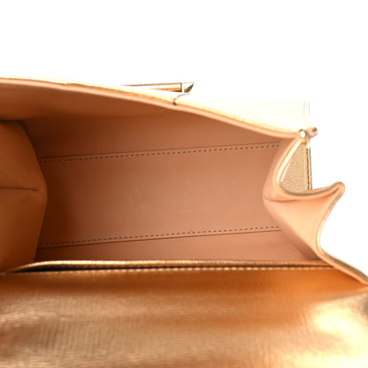Delvaux Metallic Goatskin Mini Brillant Satchel  Gold 5 of 10
