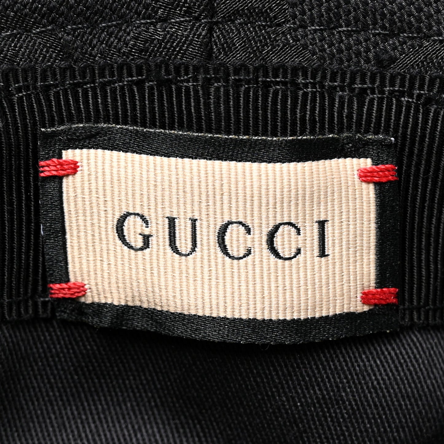Monogram Web Bucket Hat M Black