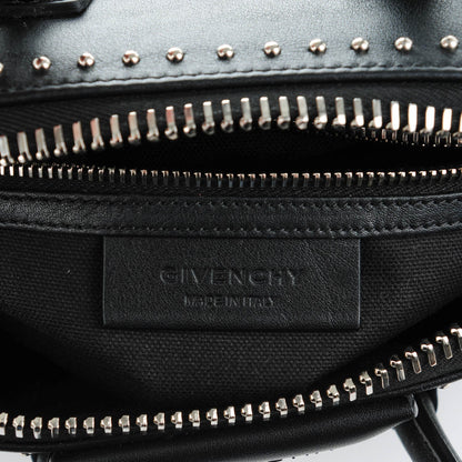 Givenchy Smooth Calfskin Mini Studded Antigona Black 6 of 7