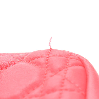 Christian Dior Lambskin Cannage Miss Dior Promenade Pouch Corail 10 of 13
