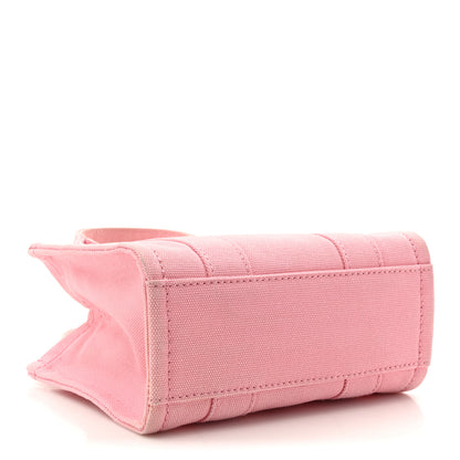 Marc Jacobs Cotton Canvas The Tote Crossbody Bag Ribbon Pink 4 of 9