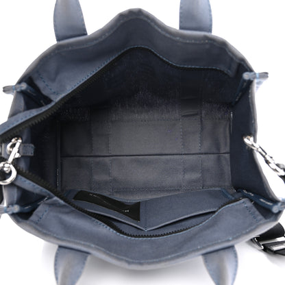 Marc Jacobs Cotton Canvas Medium The Traveler Tote Bag Blue Shadow 4 of 10