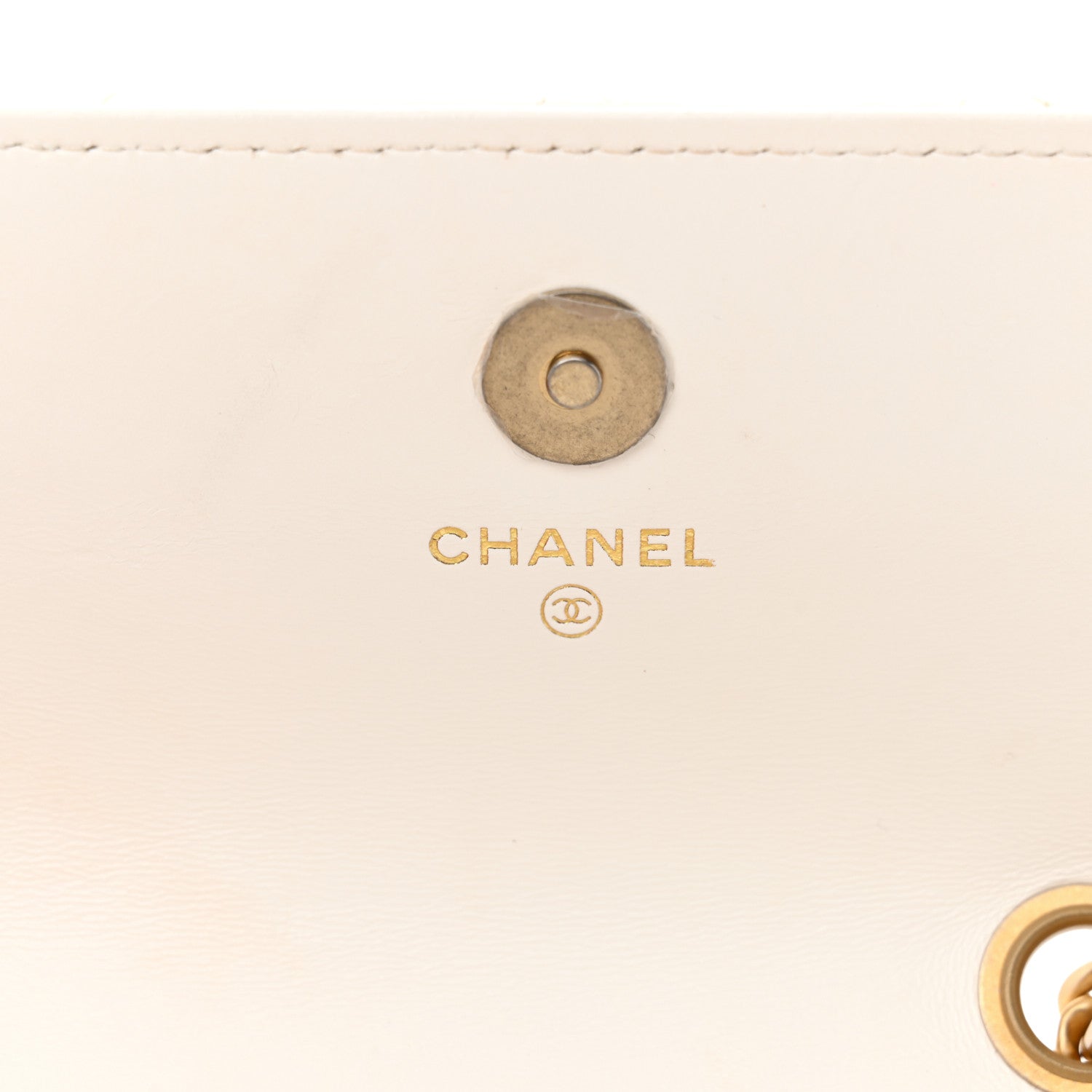 Chanel Lambskin Quilted Pillow Crush Flap Phone Holder With Chain White 6 of 15