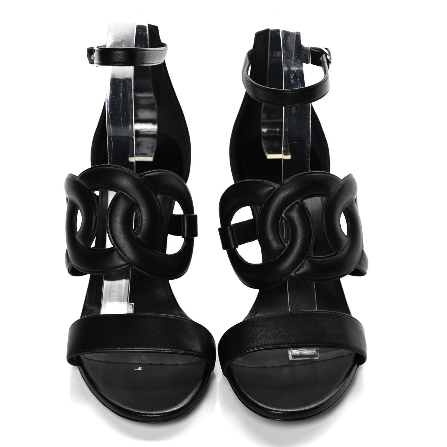 Nappa Brisbane Wedge Sandals 37 Black