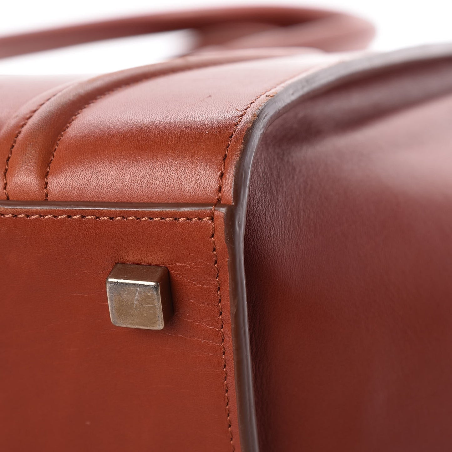 Natural Calfskin Medium Phantom Luggage Brick