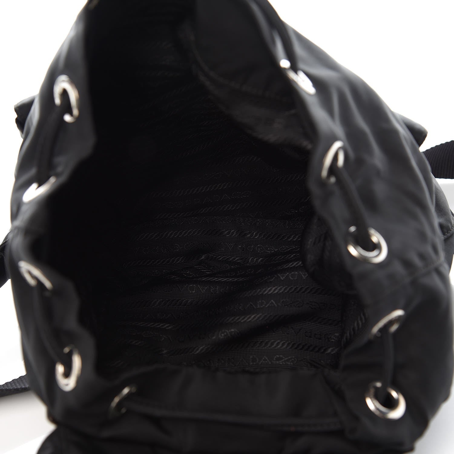 Prada Nylon Vela Small Backpack Black 5 of 6
