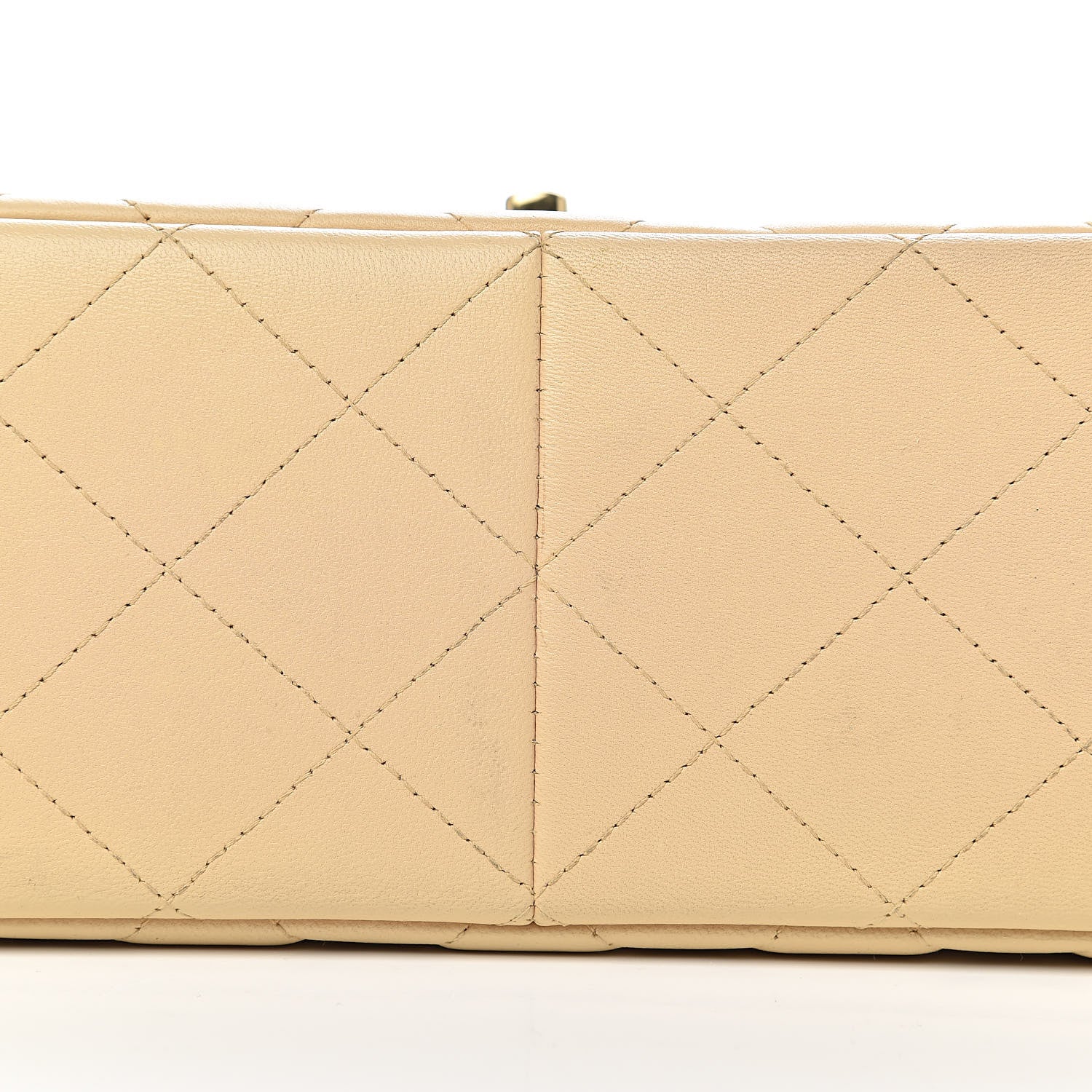 Chanel Lambskin Quilted Jumbo Double Flap Beige Clair 10 of 12