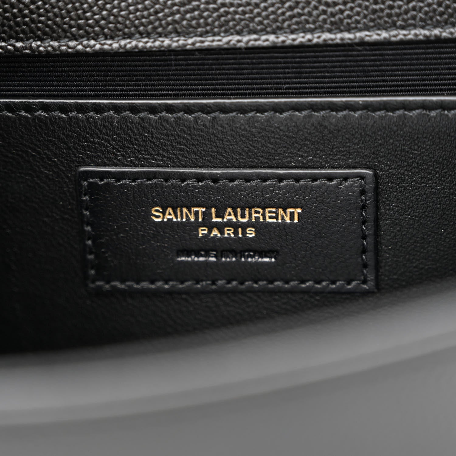 Saint Laurent Grain De Poudre Medium Classic Monogram Kate Satchel Black 6 of 10