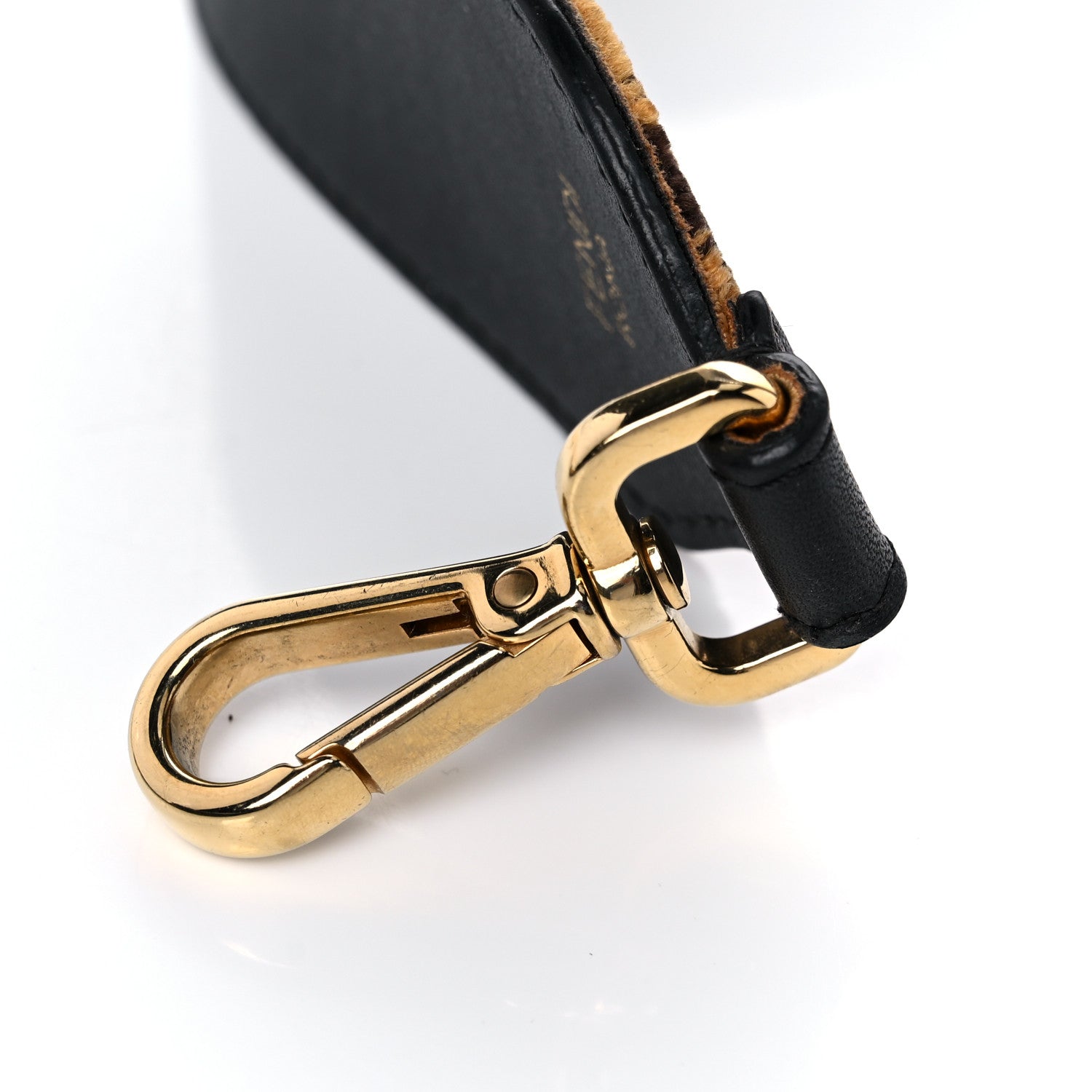 Fendi Velvet Tapestry FF Strap You Tobacco 5 of 9