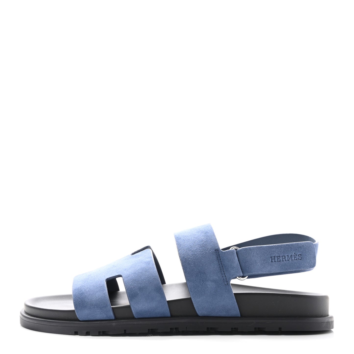 Suede Goatskin Mens Genius Sandals 43 Bleu Celeste