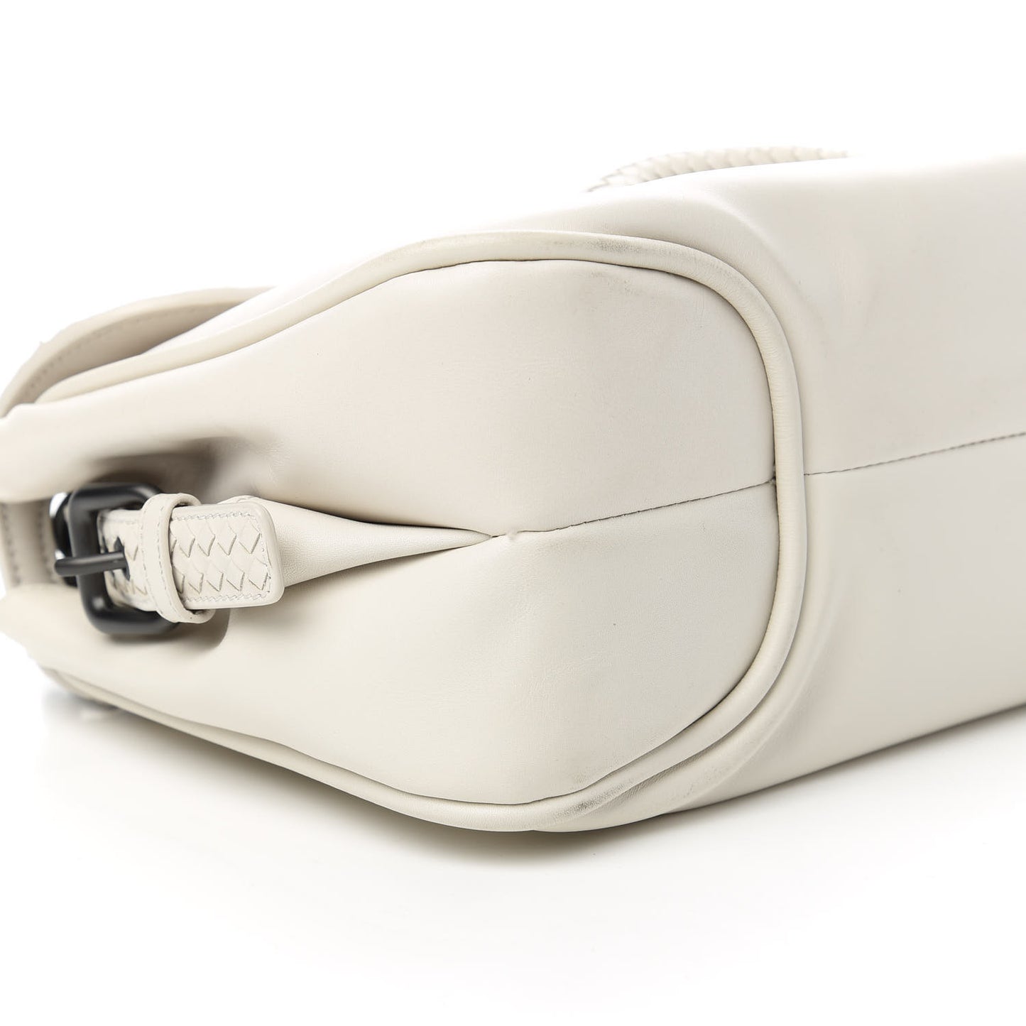 Intrecciato Rialto Shoulder Bag White