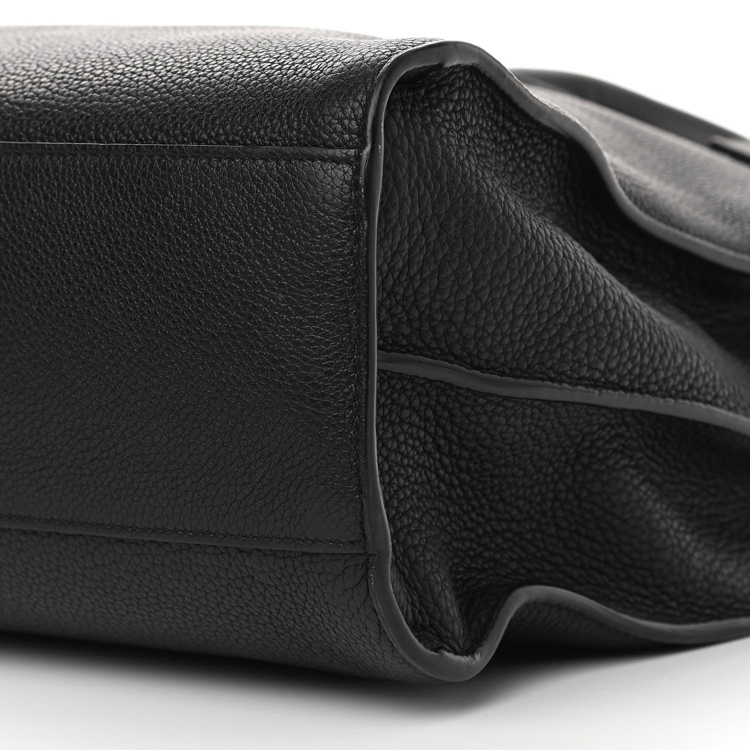 Saint Laurent Grained Calfskin Medium Souple Sac De Jour Duffle Black 9 of 12