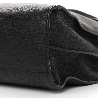 Saint Laurent Grained Calfskin Medium Souple Sac De Jour Duffle Black 9 of 12