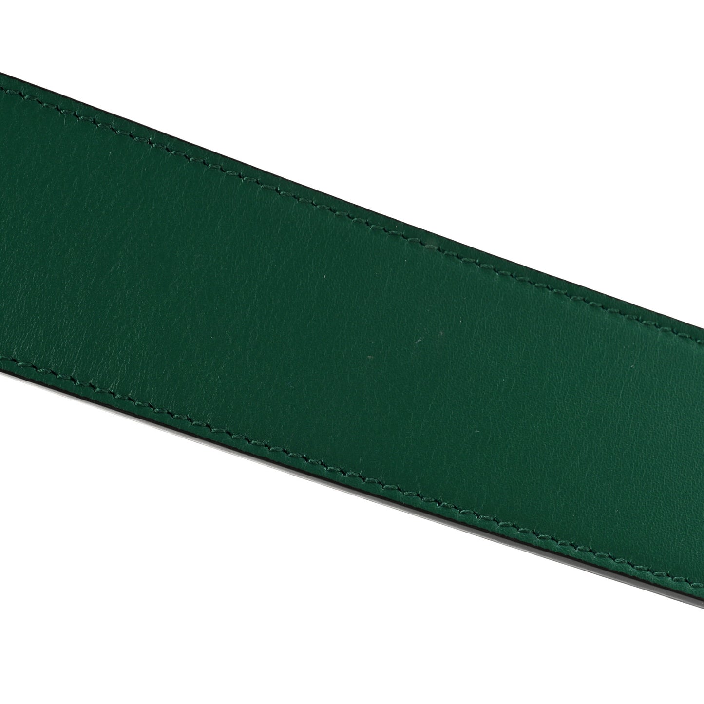 Calfskin Ceramic Glass Double G 40mm Belt 90 36 Emerald Multicolor