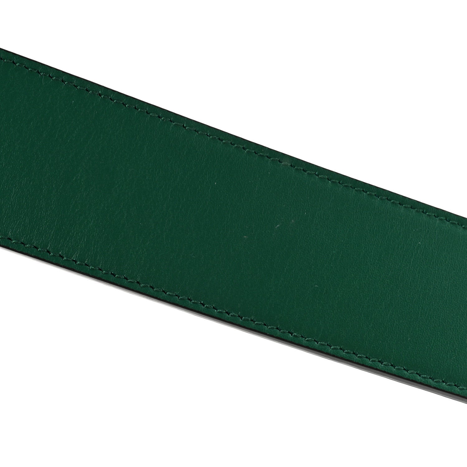 Gucci Calfskin Ceramic Glass Double G 40mm Belt 90 36 Emerald Multicolor 8 of 9