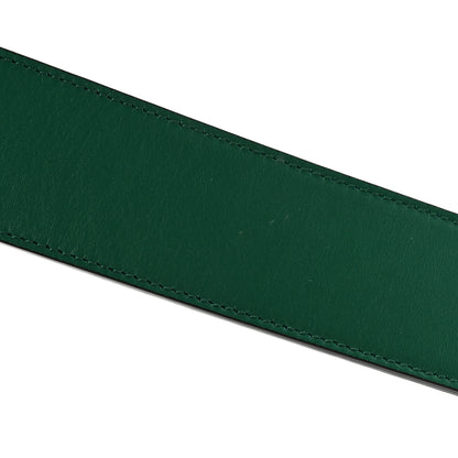 Gucci Calfskin Ceramic Glass Double G 40mm Belt 90 36 Emerald Multicolor 8 of 9