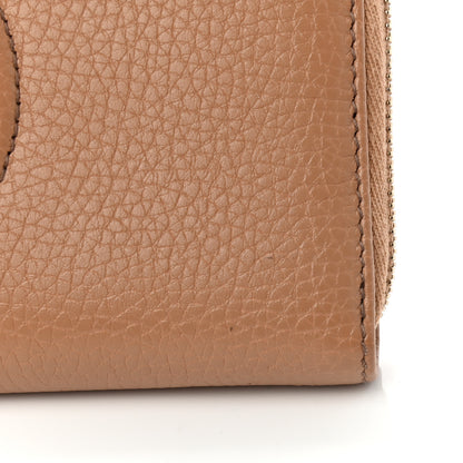 Gucci Pebbled Calfskin Soho Zip Around Wallet Camelia 8 of 8