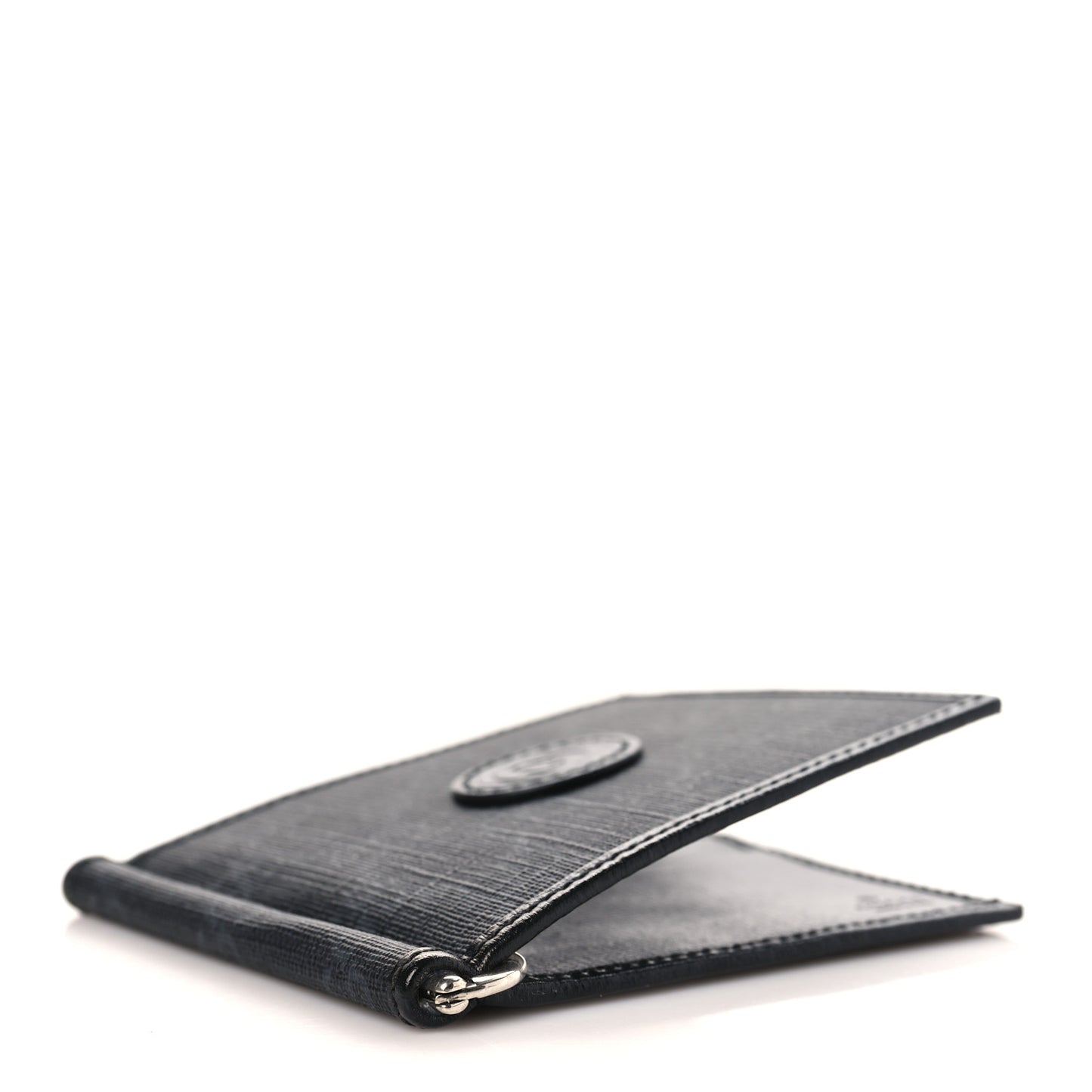 GG Supreme Monogram Retro Interlocking G Money Clip Black Grey