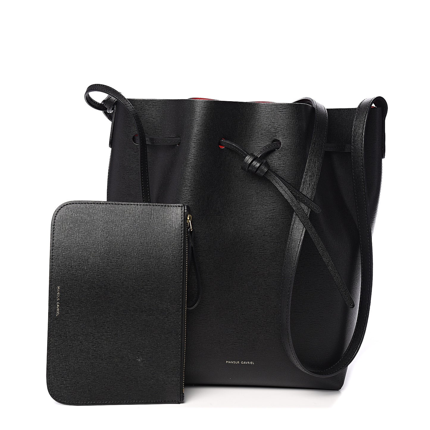 Saffiano Bucket Bag Black Flamma