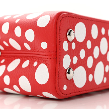 Louis Vuitton LV X YK Taurillon Capucines Mini Red White 9 of 11