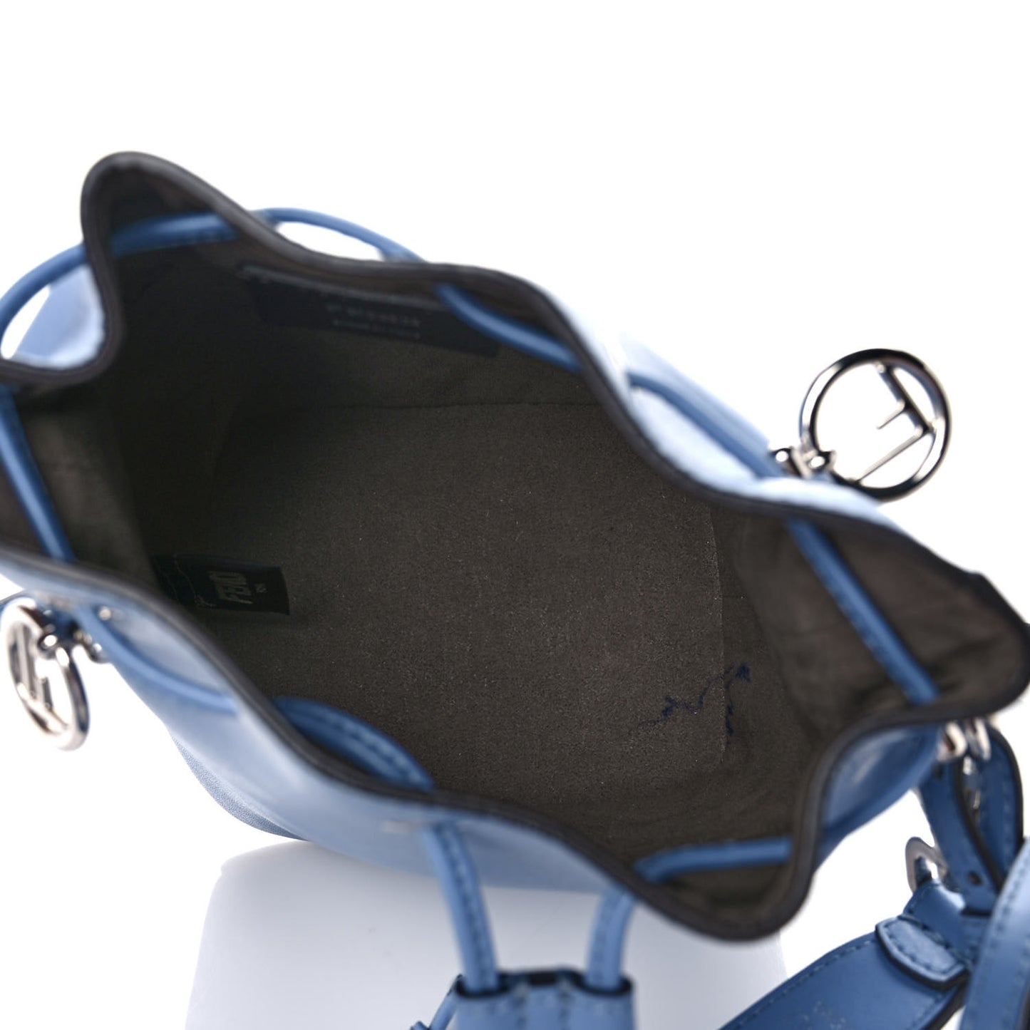 Vitello Liberty Lucido F is Fendi Mini Mon Tresor Bucket Bag Nebula